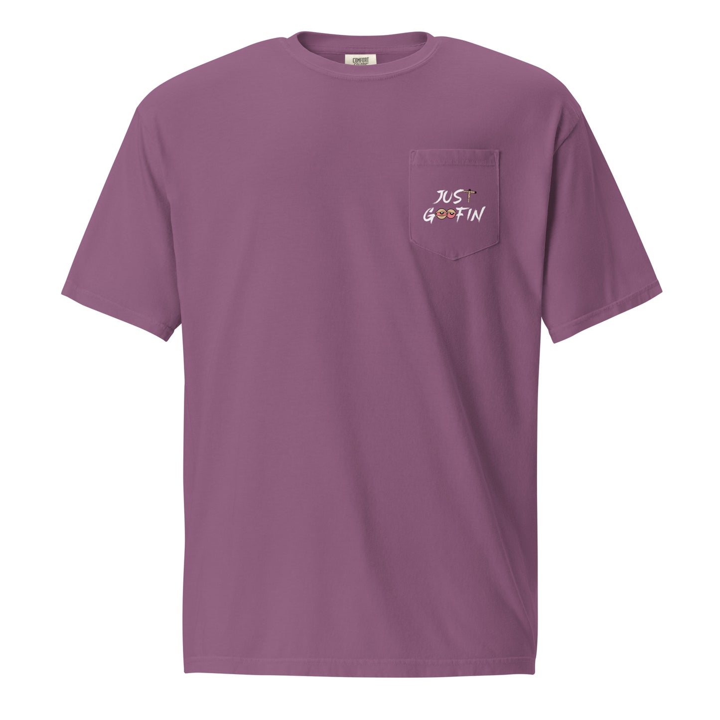 Unisex garment-dyed pocket t-shirt