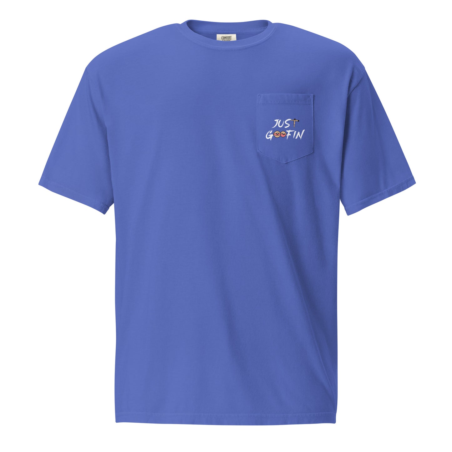 Unisex garment-dyed pocket t-shirt