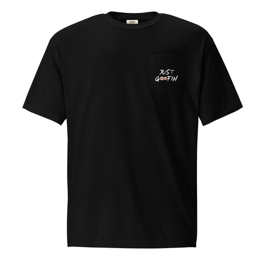 Unisex garment-dyed pocket t-shirt